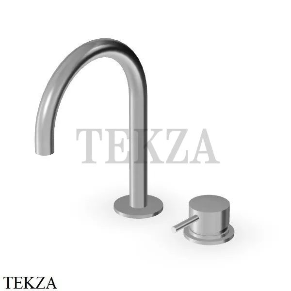 Zucchetti Helm Смеситель для раковины, без гарнитура ZHE576.X, нержавеющая сталь brushed