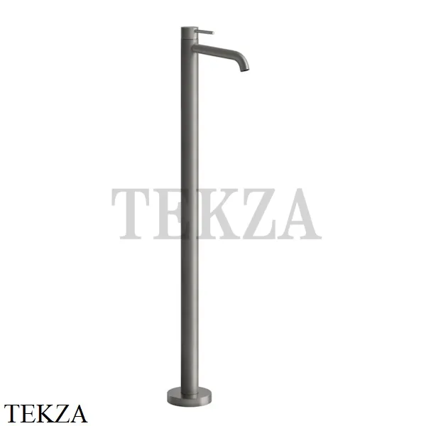 Gessi 316 FLESSA Смеситель для раковины напольный, внешняя часть 54097-239, Steel Brushed