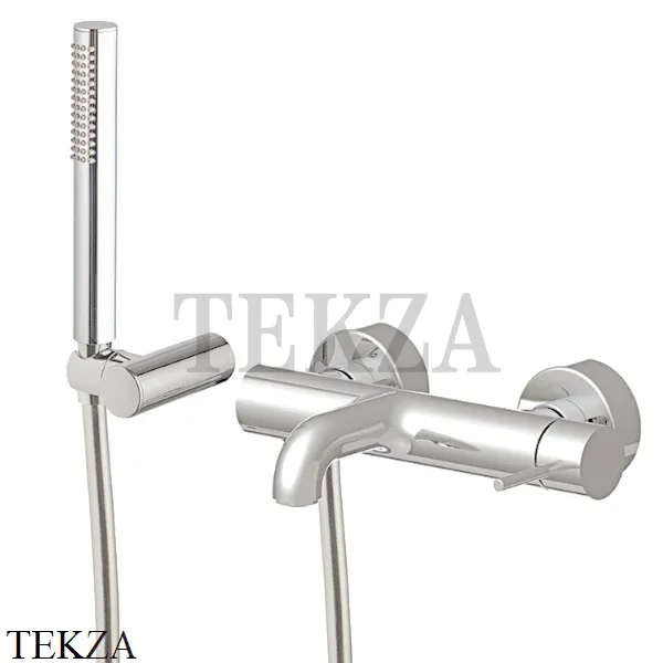 FIMA Carlo Frattini Spillo UP Смеситель для ванны, Select, с гарнитуром F3034NSN, Brushed nickel