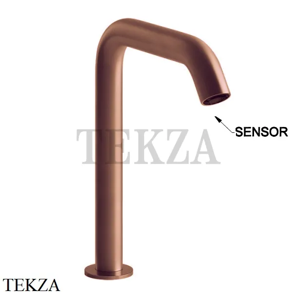 Gessi 316 FLESSA Электронный смеситель с кран-фильтром 54080-708, Copper Brushed