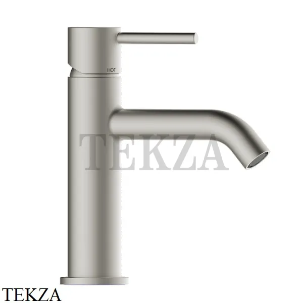 Bossini Teo Смеситель для раковины, с донным клапаном Z00701.094, никель Brushed
