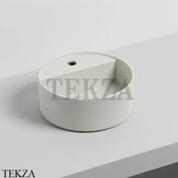Cielo Theo Mini Round Раковина накладная с 1 отв. и без отв., без перелива LPLATFG PM, Pomice