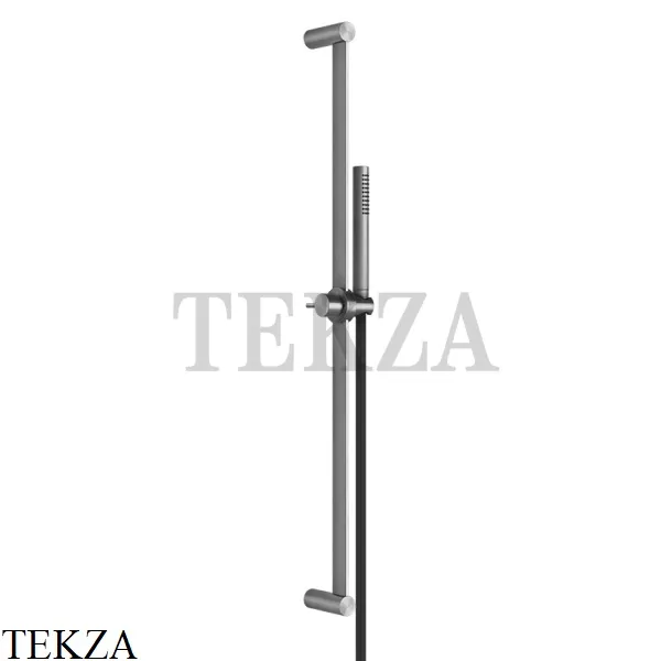 Gessi 316 SHOWER Душевой гарнитур, лейка стержень 54044-239, Steel Brushed