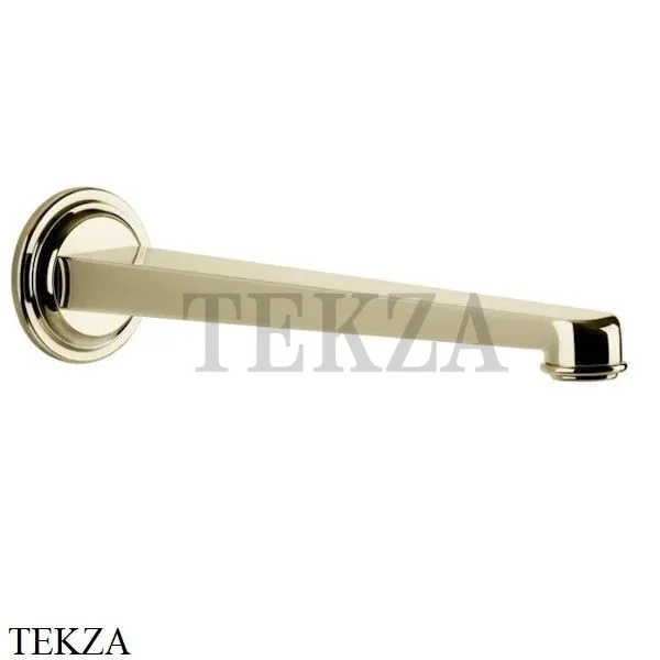 Gessi VENTI20 Излив настенный для раковины 24,3 см 65101-710, Brass PVD