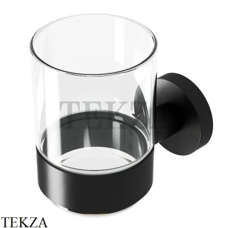 GEESA Nemox Black Стакан подвесной для зубных щеток 916502-06, черный матовый