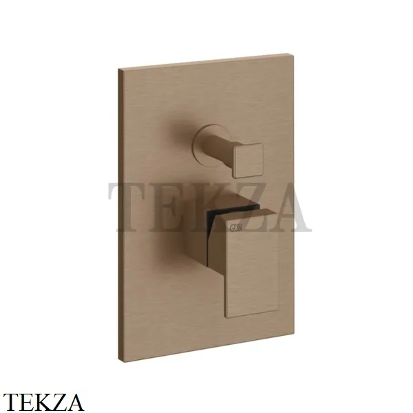 Gessi Rettangolo shower Смеситель для душа 2 потока, внешняя часть 44604-708, Copper Brushed PVD