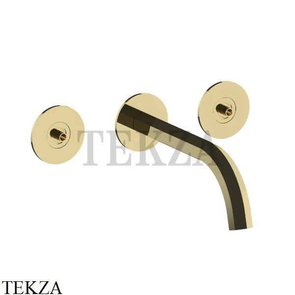 Fantini Venezia Смеситель для раковины (ручки отдельно), 2901N013SB, Золото плюс