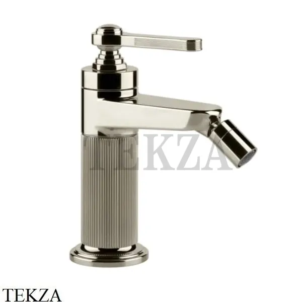 Gessi VENTI20 Смеситель для биде с донным клапаном 65007-720, Nickel PVD