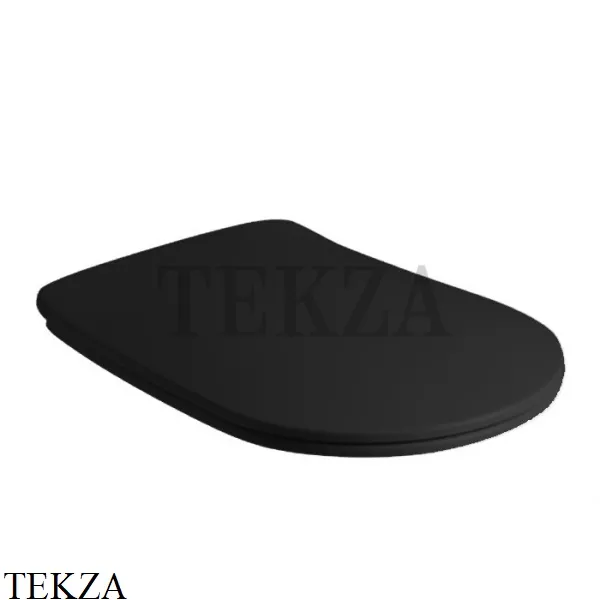 Kerasan Nolita Сиденье для унитаза SLIM микролифт 539131, черный матовый