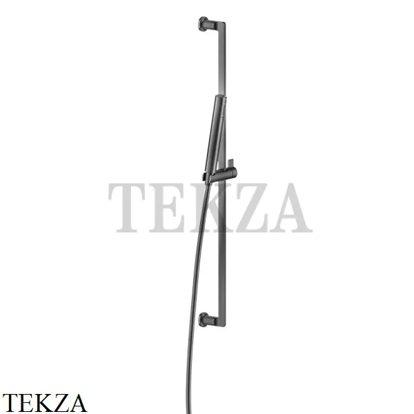 Gessi INCISO SHOWER Душевой гарнитур, штанга, стержневой душ 58145-706, Black Metal