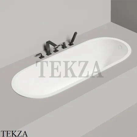 SALINI ORNELLA Oval Ванна встраиваемая овальная из композита S-Sense 102311G, белый глянцевый