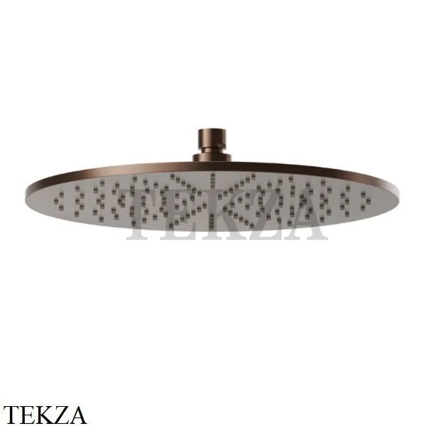 Newform Верхняя круглая лейка D300, без кронштейна 26534.59.067, PVD Brushed copper bronze