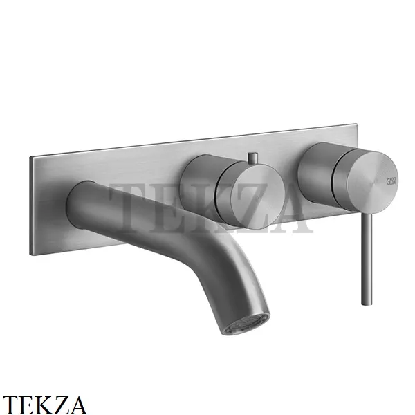 Gessi 316 BATH Смеситель для ванны, внешняя часть 54136-239, Steel Brushed (снято с производства)