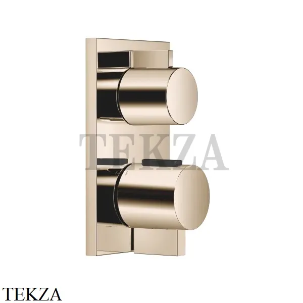 Dornbracht Symetrics xTOOL Термостат для душа, 3 потока, внешняя часть 36427670-47, Champagne (22kt Gold)
