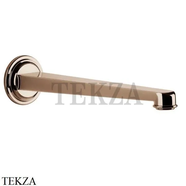 Gessi VENTI20 Излив настенный для раковины 24,3 см 65101-030, Copper PVD