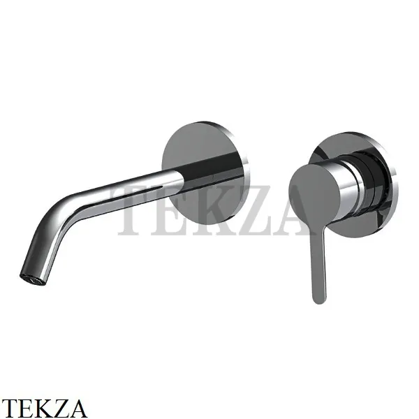 FIMA Carlo Frattini SNAP Смеситель для раковины 200, внешняя часть F3121WLX8CN, Black chrome