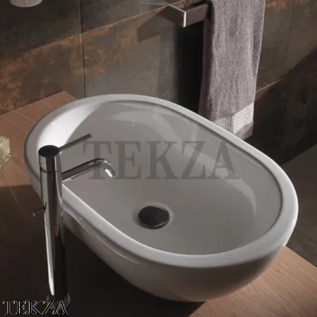Globo FORTY3 Раковина накладная 60, без перелива SC012BI, белый глянец