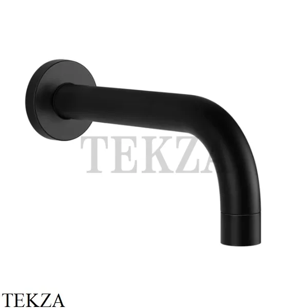 Gessi Emporio Via Tortona Излив для ванны настенный длинный 23 см 38787-299, Black XL