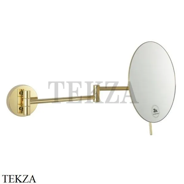 Boheme Зеркало косметическое настенное круглое 508-G, gold Золото глянец