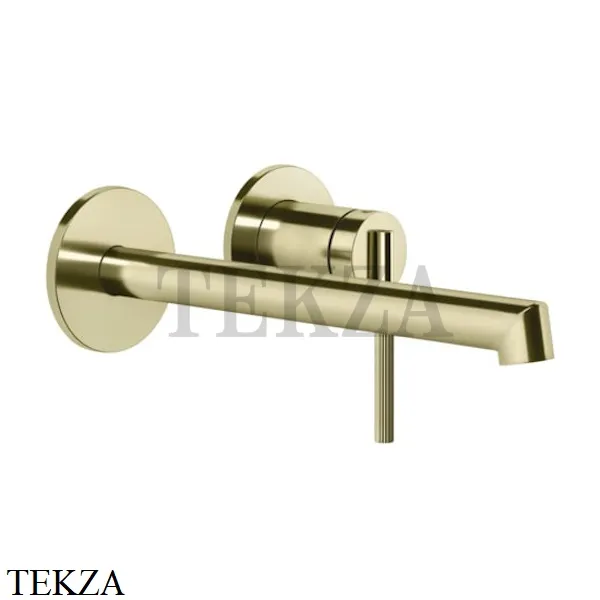 Gessi INGRANAGGIO Смеситель для раковины длинный излив, внешняя часть 63583-710, Brass PVD