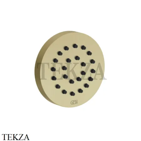 Gessi INCISO SHOWER Боковая форсунка круглая 32971-727, Brushed Brass