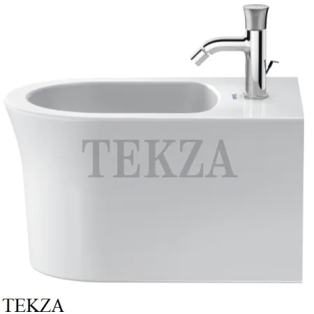 Duravit White Tulip Биде подвесное, 1 отверстие 2293150000, белый глянец