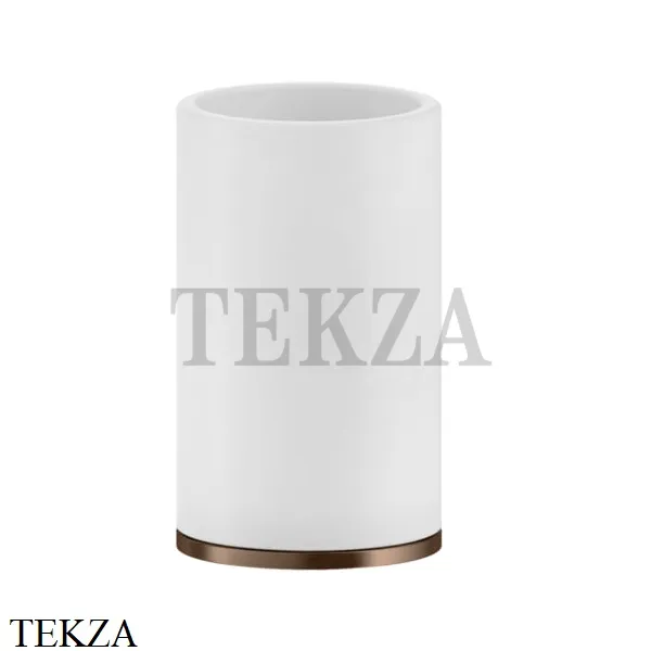 Gessi INCISO accessories Стакан настольный, композит белый 58531-708, Copper Brushed