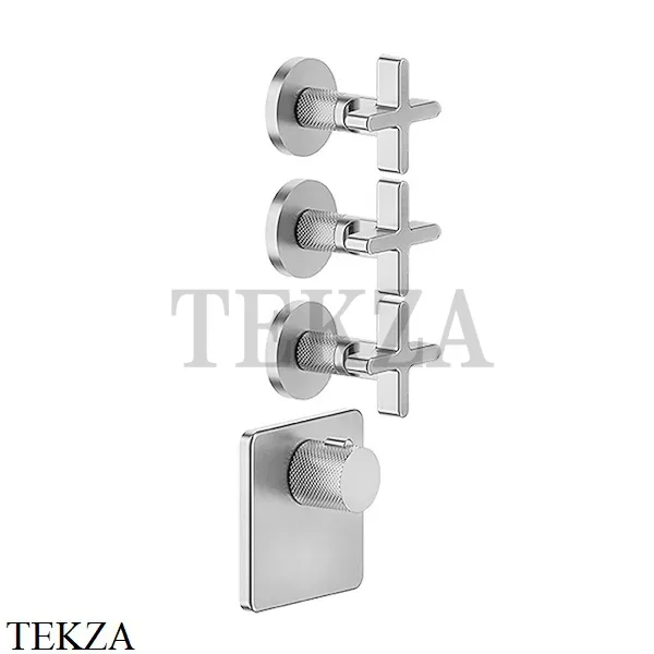 Gessi INCISO WELLNESS Термостат 3 выхода, внешняя часть 58346-031, хром глянец