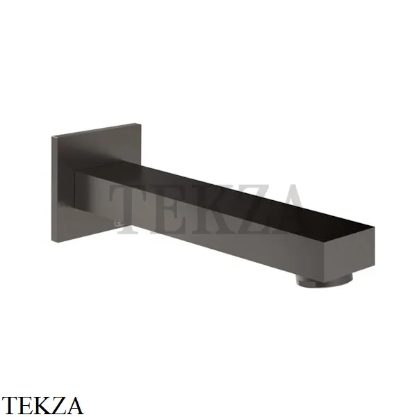 Gessi Inverso RIGATO Излив для ванны на стену 73103-707, Black Metal Br.