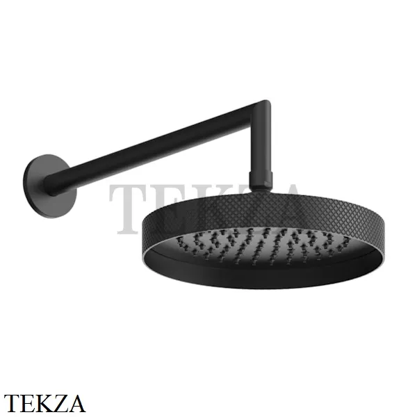Gessi ANELLO Верхняя лейка с кронштейном D21,8 см 63448-299, Black XL