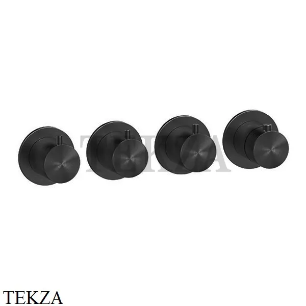 Gessi 316 SHOWER Термостат для душа на 3 выхода, внешняя часть 54336-299, Black XL