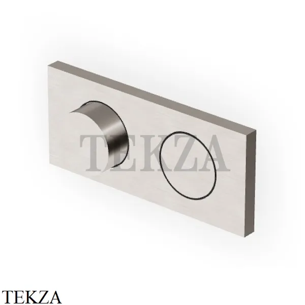 Zucchetti Hoop Термостат для душа на 1 поток, внешняя часть ZHO781.C3, brushed nickel