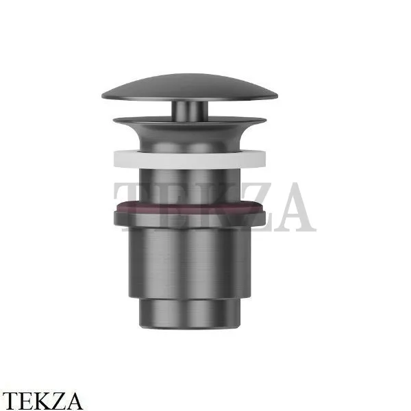 Newform Донный клапан для раковины 25-45 со свободным сливом 227.59.064, PVD Brushed gun metal