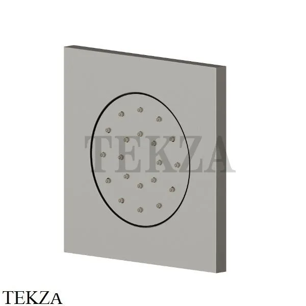 Newform Боковая форсунка квадратная, встраиваемая 563E.M0.070, Titanium satin
