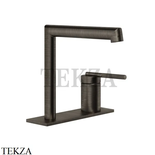 Gessi INGRANAGGIO Смеситель для раковины на планке, без гарнитура 63515-187, Aged Bronze