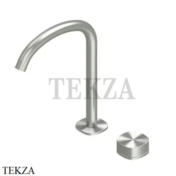 QuadroDesign Super Смеситель для раковины, без гарнитура, 22 32 AS, Brushed Stainless Steel