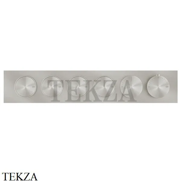 Gessi Origini NEUTRAL Термостат для душа 4 потока с кнопками, внешняя часть 66226-720, Nickel PVD
