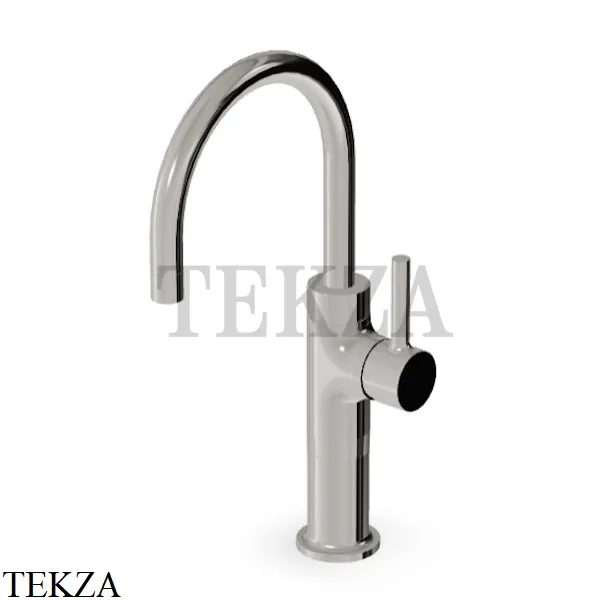 Zucchetti Pan Смеситель для раковины высокий, с донным клапаном ZP6585.C8, nickel глянец