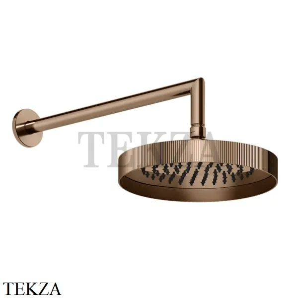 Gessi INGRANAGGIO Верхняя душевая лейка с кронштейном 63548-030, Copper глянец