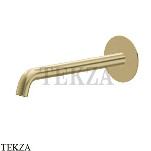 Newform X-Steel 316 Излив для раковины настенный 29481X.59.098, PVD Brushed pale gold