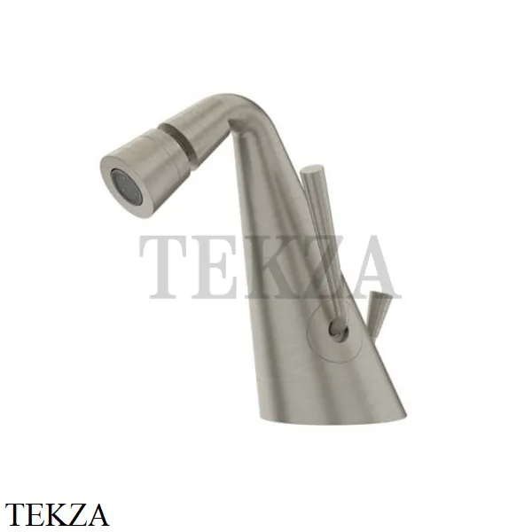Gessi CONO Смеситель для биде, с донным клапаном 45007-149, Finox Brushed Nickel (снято с производства)