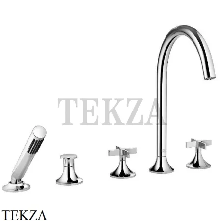 Dornbracht VAIA Смеситель на борт ванны на 5 отверстий 27522809-00, хром глянец