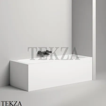 SALINI ORLANDA KIT Ванна встраиваемая S-Stone, щелевой слив 102122M, белый матовый