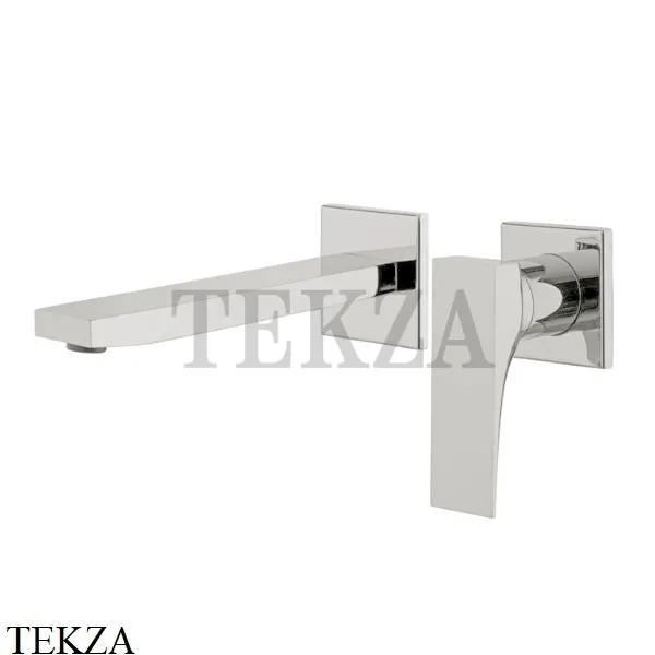 FIMA Carlo Frattini Zeta Смеситель для раковины, с донным клапаном F3971NX8SN, Brushed nickel