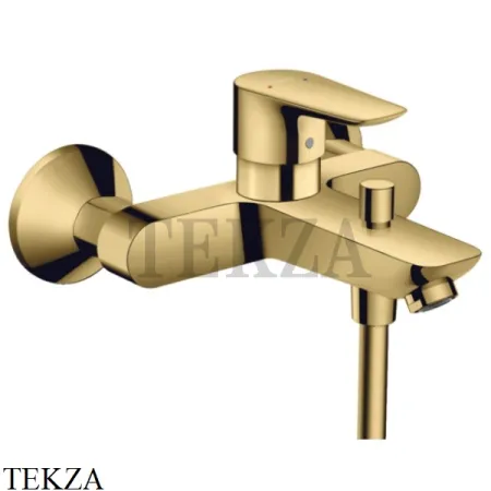 Hansgrohe Talis E Смеситель для ванны с изливом 71740990, золото глянец