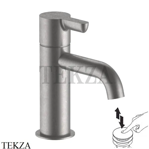 Fantini Icona Classic Смеситель для раковины, с донным клапаном 53Q8R404F, Raw Metal PVD