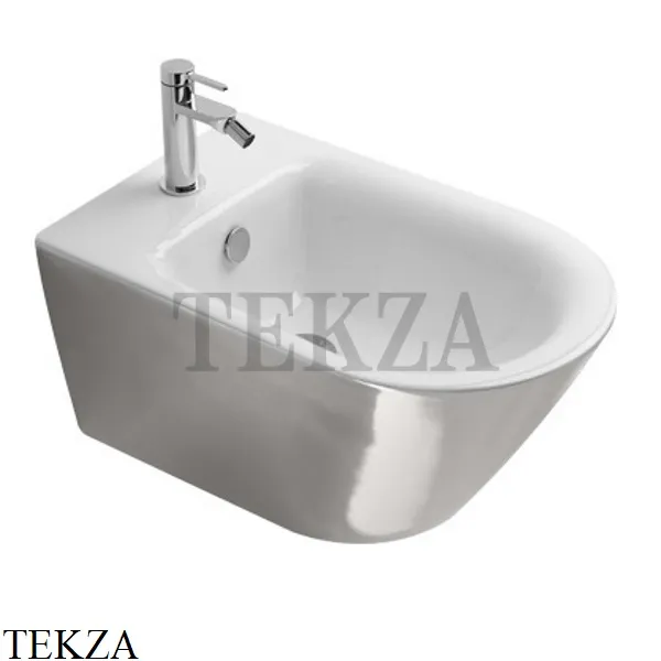 Catalano Gold&Silver Zero Биде подвесное 1BS55NRBA, Серебро на белом