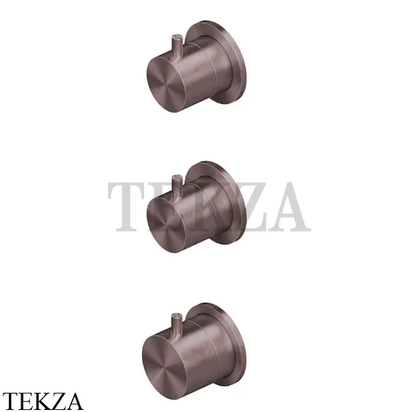 QuadroDesign Source Термостат для душа, 2 потока, внешняя часть, 12 49.00 OR, Pink Gold
