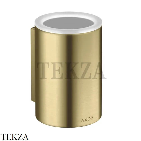 Axor Universal Circular Стакан настенный для зубных щеток 42804950, Brushed brass