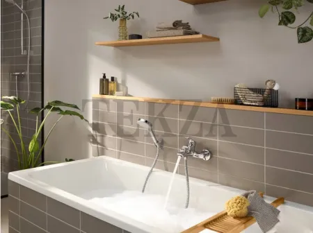 Hansgrohe Rebris E Смеситель для ванны однорычажный 72450000, хром глянец